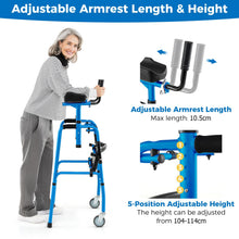 Load image into Gallery viewer, Walking Frame, Folding Standard Walker with Wheels