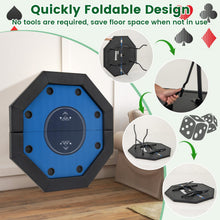 Load image into Gallery viewer, 1.3M/48 Inches Foldable Poker Table
