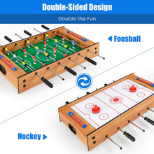 Load image into Gallery viewer, 2 In 1 Multi Game Table Compact Tabletop Foosball Table and Hockey Game