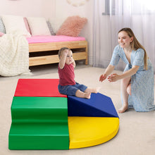 Load image into Gallery viewer, 4 Pieces Climb and Crawl Foam Play Set for Toddlers Preschoolers