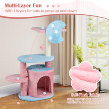 Load image into Gallery viewer, Cute Fluffy Kitten Activity Center for Indoor Cats