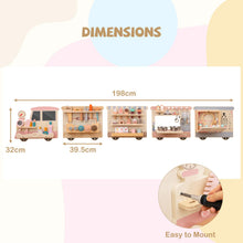 Load image into Gallery viewer, Train Activity Wall Busy Board