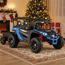 Load image into Gallery viewer, 12V Battery Powered Ride On Kids Tractor with Detachable Trailer