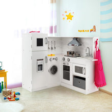 Load image into Gallery viewer, Kids Corner Play Kitchen with Apron and Chef Hat