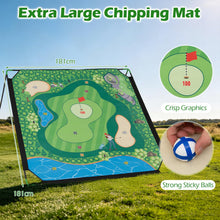 Load image into Gallery viewer, Indoor Outdoor Golf Game Gift, 71 x 71 Inch Chipping Mat