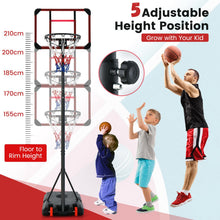 Load image into Gallery viewer, Adjustable Basketball Hoop and Stand