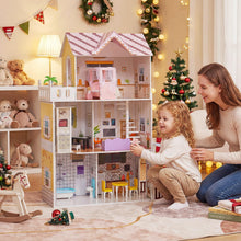 Load image into Gallery viewer, Large 3-Storey Kids Playhouse with Simulated Rooms