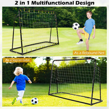 Load image into Gallery viewer, 6FT x 4FT 2 in 1 Football Rebounder Net