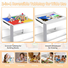 Load image into Gallery viewer, Wooden Toddler Activity Tables with Reversible Tabletop
