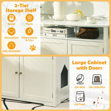 Load image into Gallery viewer, Modern Cat Litter Box Enclosure