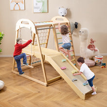 Load image into Gallery viewer, 8-in-1 Jungle Gym Wooden Montessori Climber Playset