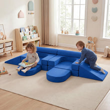 Load image into Gallery viewer, 10 PCS Modular Kids Play Sofa, Convertible Sofa Foam Couch