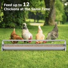 Load image into Gallery viewer, 115cm Long Heavy-Duty Large Capacity Chicken Feeder