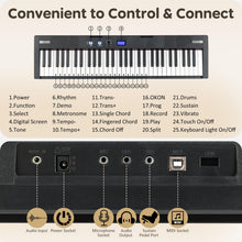 Load image into Gallery viewer, Electric Piano with Adjustable Stand & Stool, 128 Rhythms