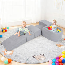 Load image into Gallery viewer, 5-Piece Climb and Crawl Playset with Ball Pit for Kids (Ocean Balls Not Included)