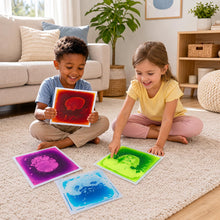 Load image into Gallery viewer, 4-Pack Leakproof Colorful Sensory Mats for Children