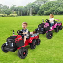 Load image into Gallery viewer, 24V Ride On Tractor with Detachable Trailer for Kids