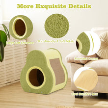 Load image into Gallery viewer, Cat House, Cute Cats Condo with Scratching Board, 35 x 33 x 40 cm