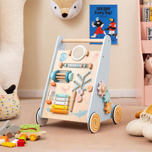 Load image into Gallery viewer, Push and Pull Learning Activity Center with Wheels
