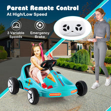 Load image into Gallery viewer, 12V Electric Go Kart, Kids Battery Powered Car with Remote Control, Music, Story, Flags
