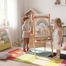 Load image into Gallery viewer, 4-in-1 Wooden Kids Art Easel with Paper Roll