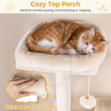Load image into Gallery viewer, Cat Tree, 168cm Tall Modern Cats Tower with 2 Perches, Hammock