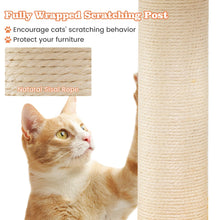 Load image into Gallery viewer, Cat Tree, Small Cat Tower with Sisal Scratching Posts, Helicopter Top Perch