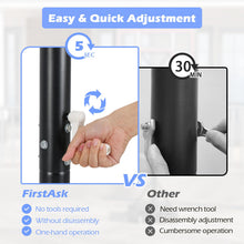 Load image into Gallery viewer, 7.4-10FT Height Adjustable Portable Basketball Goal