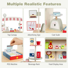 Load image into Gallery viewer, Toy Cart Play Set with POS Machine and Lovely Scale