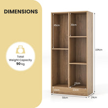 Load image into Gallery viewer, 3-Tier Children Bookshelf with 2 Anti-Tipping Kits
