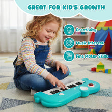 Load image into Gallery viewer, 25 Key Portable Digital Piano with Built-in Music & Light (Elephant)