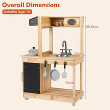 Load image into Gallery viewer, Outdoor Children Play Kitchen Pretend Toy Kitchen for 3+ Years Old Boys Girls
