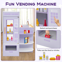 Load image into Gallery viewer, Kids Wooden Grocery Store Supermarket Play Toy Set
