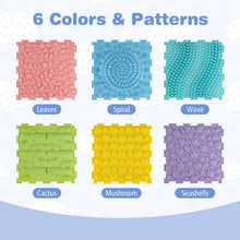 Load image into Gallery viewer, Interlocking Soft Massage Textured Play Mats with Rich Colors