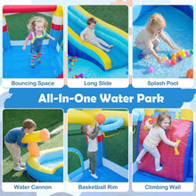 Load image into Gallery viewer, Inflatable Water Park, Kids Bouncy Castle with Slide