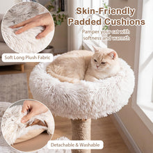 Load image into Gallery viewer, Wooden Cat Tree, Multi-Layer Cats Tower with Jute Scratching Posts & Top Perch