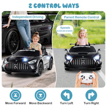 Load image into Gallery viewer, 12V Kids Powered Ride on Car Benz GT3 with Spoiler and Remote Control