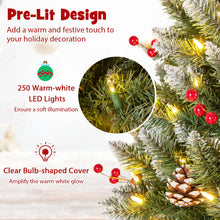 Load image into Gallery viewer, Artificial Christmas Tree with Branch Tips and Natural Pine Cones