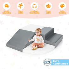 Load image into Gallery viewer, 4 Pieces Climb and Crawl Foam Play Set for Toddlers Preschoolers