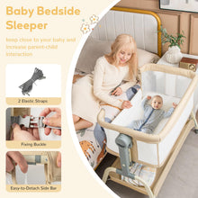 Load image into Gallery viewer, Baby Bassinet with Net with 6 Adjustable Heights