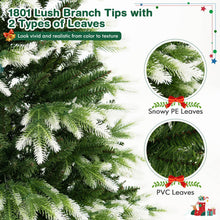 Load image into Gallery viewer, 6ft Pre-Lit Artificial Christmas Tree with 350 LED Lights