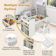 Load image into Gallery viewer, Kids Art Table and Chairs Set
