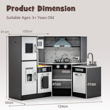 Load image into Gallery viewer, Kids Corner Kitchen Playset with Separated Washing Basin