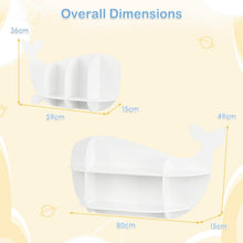 Load image into Gallery viewer, Space Saving Children Wooden Wall Shelves Organizer Display Storage Rack