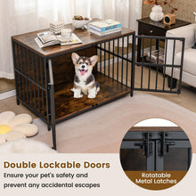 Load image into Gallery viewer, Heavy Duty Dog Kennel with Dual Lockable Double Doors