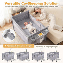 Load image into Gallery viewer, 5 in 1 Baby Travel Cot, Portable Baby Crib Bassinet