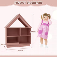 Load image into Gallery viewer, Kids Bookcase, 3-Tier Children Bookshelf with Anti-toppling Devices