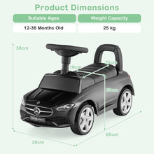 Load image into Gallery viewer, Ride on Sliding Car with Steering Wheel with Horn and Engine Sound