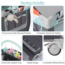 Load image into Gallery viewer, 3 in 1 Baby Playard Portable Infant Nursery Center with Toy Bar