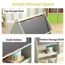 Load image into Gallery viewer, 2-in-1 Kids Art Easel, Toddler Wooden Painting Drawing Easel with Chair